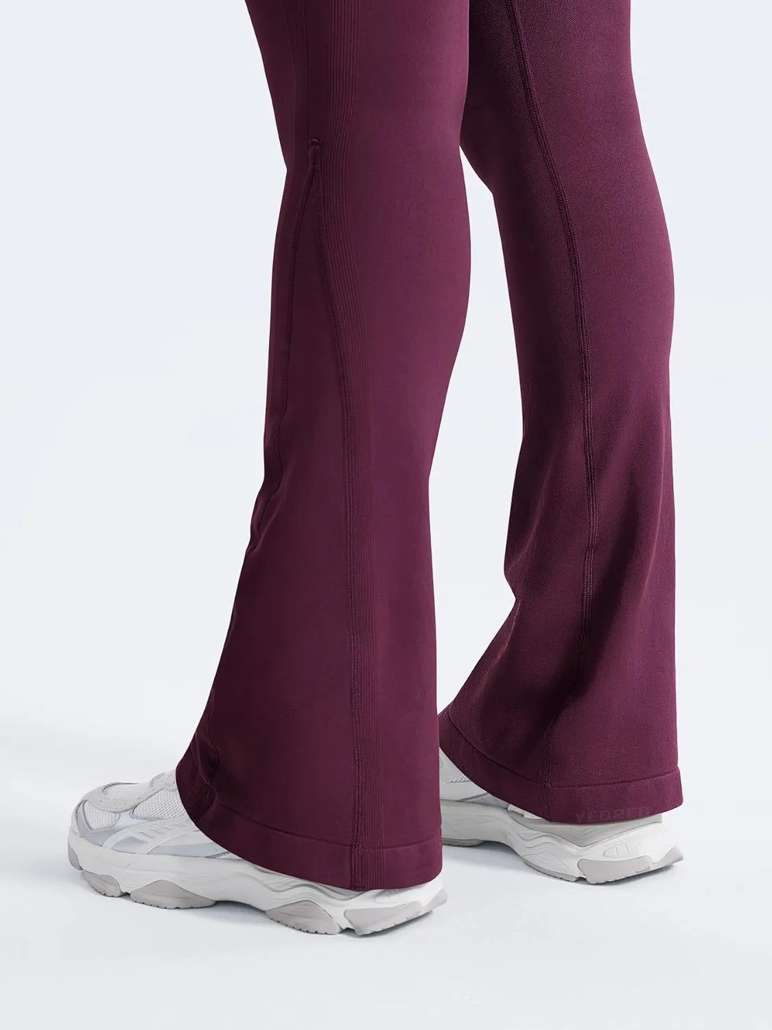 YEOREO Mini Flare Leggings Womens Workout Butt Lifting Legging Hidden Scrunch Seamless Impact Lilliean Yoga Pants