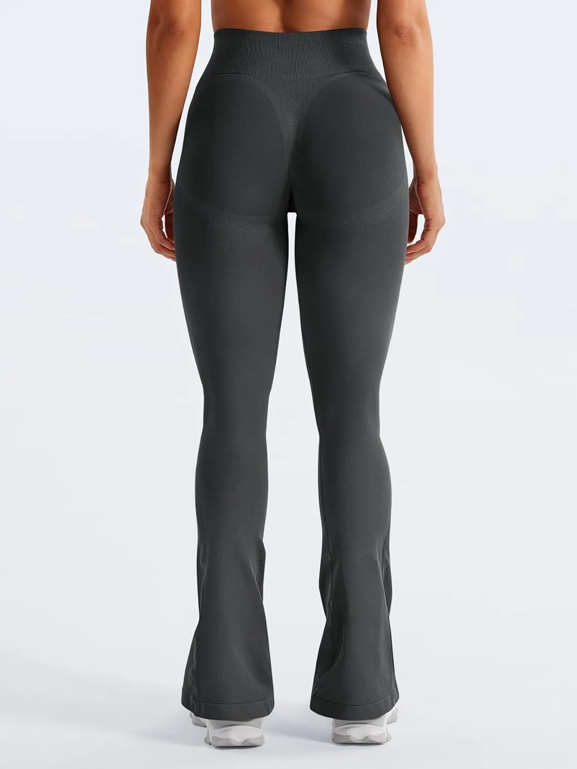 YEOREO Mini Flare Leggings Womens Workout Butt Lifting Legging Hidden Scrunch Seamless Impact Lilliean Yoga Pants