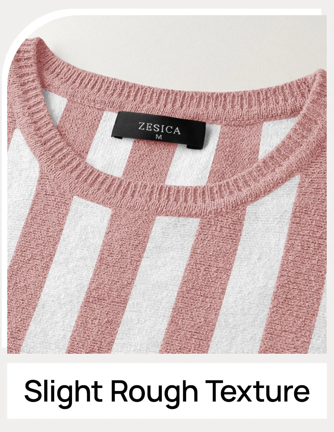 ZESICA Women's Summer Two Piece Outfits Crop Tank Tops and Wide Leg Pants Striped Lounge Travel Sets Casual Tracksuits